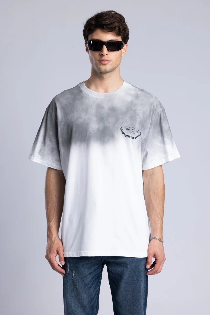 كاتش تيشيرت مطبوع مغسول من ذا كاتش