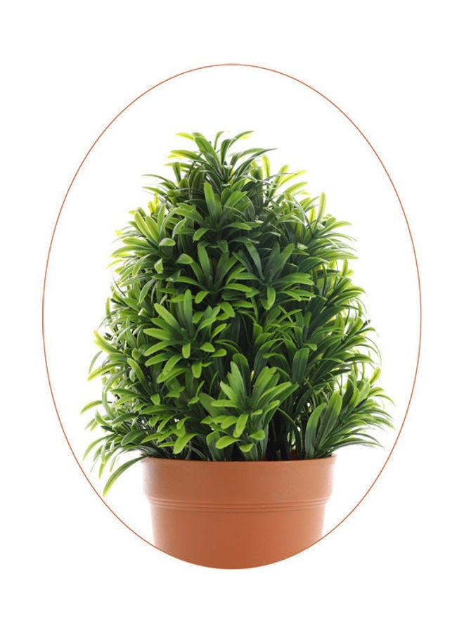 NIBEMINENT 3-Piece Artificial Plant With Pot Multicolour 25x10x5cm - Image 2