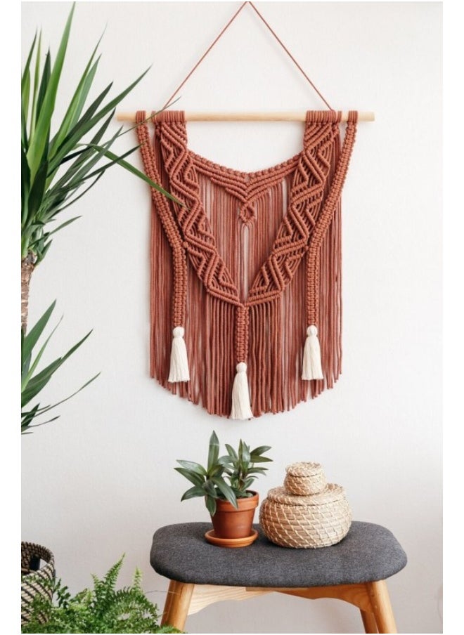 Home Gallery - Macrame Pattern Wall Hanging Handmade - Image 1