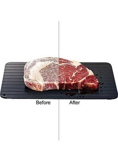 Fast Defrosting Tray Black 23x16.5x0.2cm
