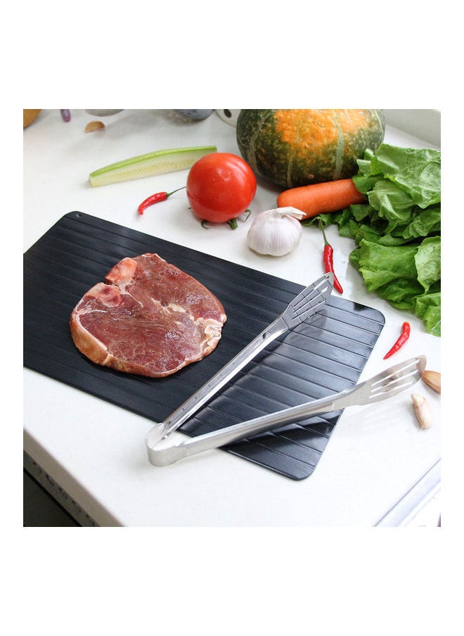 NIBEMINENT - Fast Defrosting Tray Black 23x16.5x0.2cm - Image 1