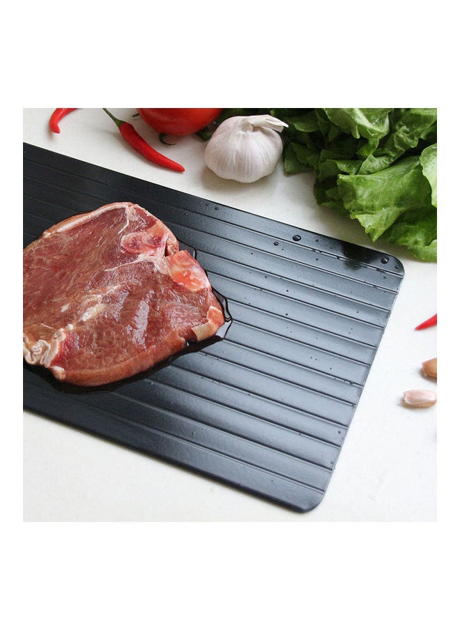 NIBEMINENT - Fast Defrosting Tray Black 23x16.5x0.2cm - Image 1
