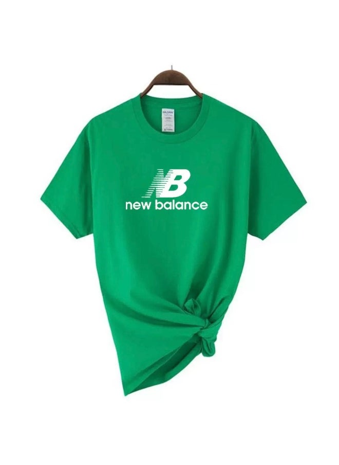 نيو بالانس New Balance ذراع قصير أخضر  - Image 1