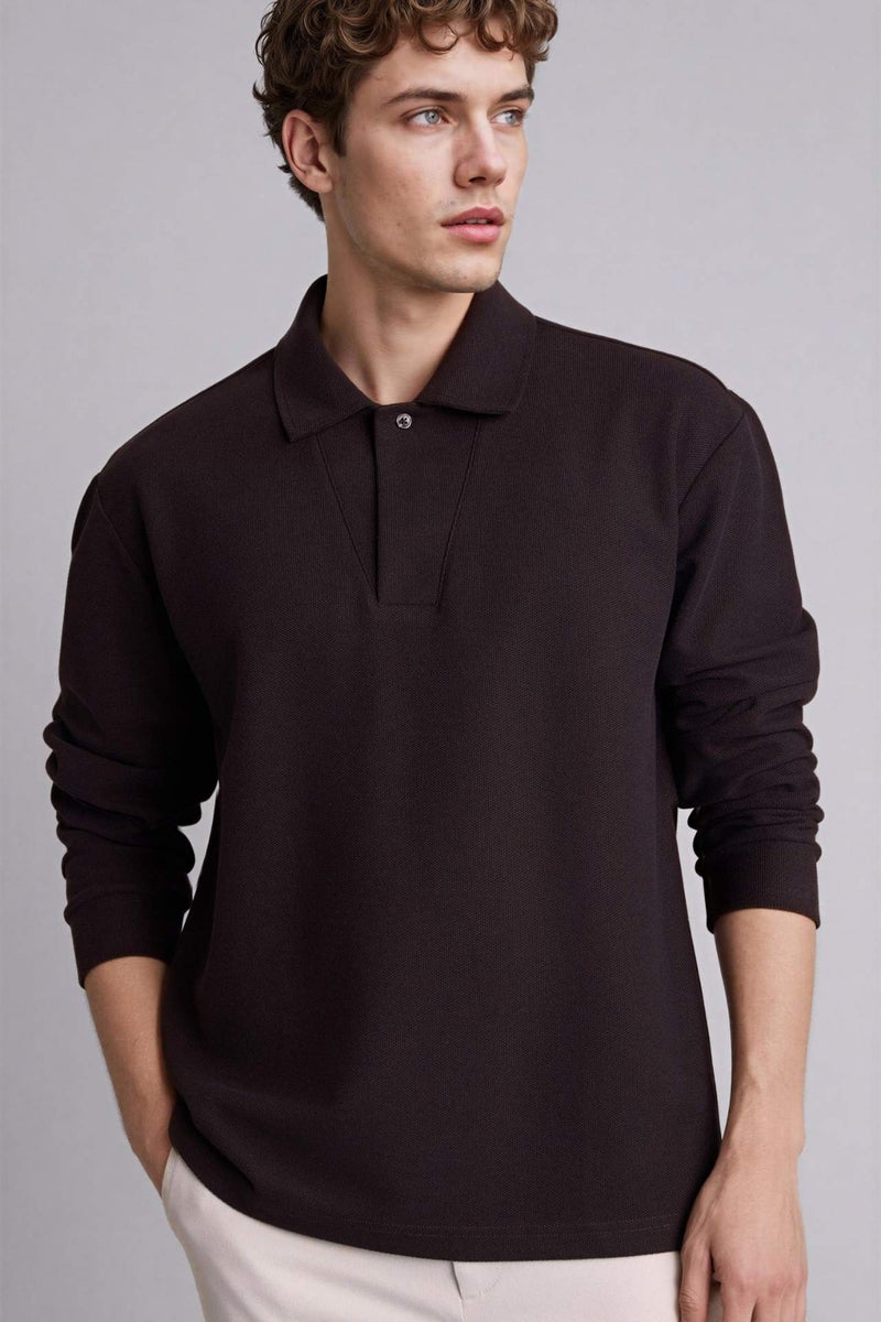 DeFacto Regular Fit Long Sleeve Sweatshirt - Image 1