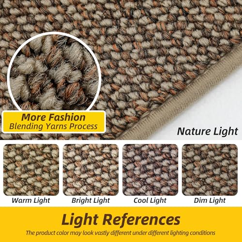 JSEI Kitchen Rugs and Mats, 2PCS Non-Slip Kitchen Mats for Floor, Machine Washable Absorbent and Stain Resistant Kitchen Runner, Carpet Mats with TPR Backing for, 24''x36''+24''x60'', Taupe - Image 3