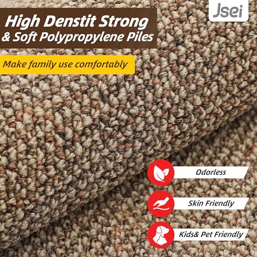 JSEI Kitchen Rugs and Mats, 2PCS Non-Slip Kitchen Mats for Floor, Machine Washable Absorbent and Stain Resistant Kitchen Runner, Carpet Mats with TPR Backing for, 24''x36''+24''x60'', Taupe - Image 5