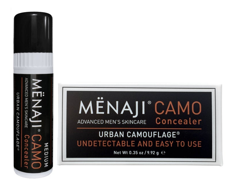 MNAJI URBAN CAMOUFLAGE Concealer Stick for Men Skin Foundation Concealer for Dark Circles Acne Under Eye Corrector Mens Cosmetics Medium 035oz