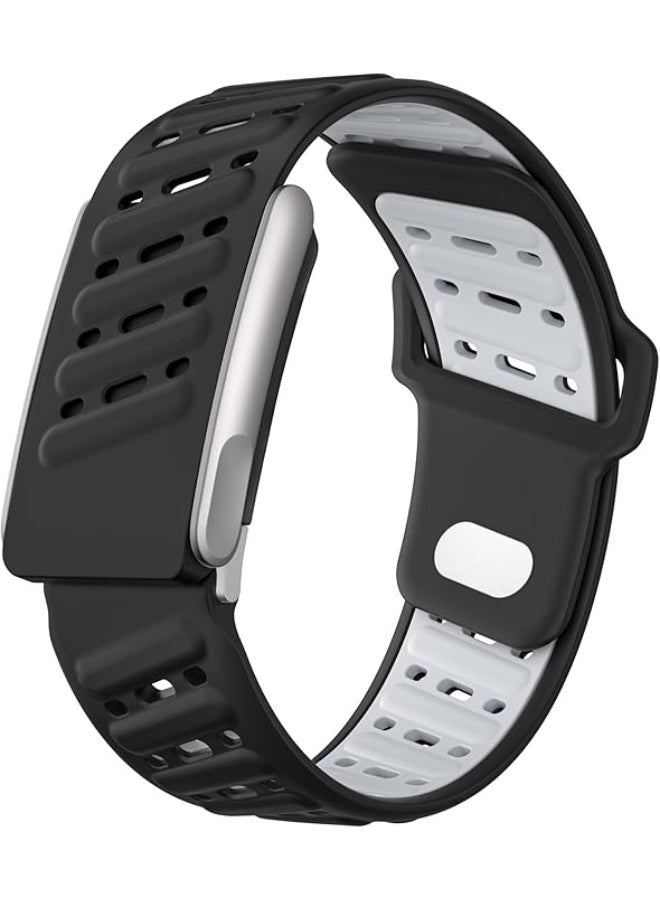 TEMPO Modified SportFlex Silicone Strap for WHOOP 5.0 Life /MG – ECG Compatible, Fitness Tracker Waterproof & Sweatproof Band with U Shaped Connector - Premium Fitness Accessory | NOT for Gen 4 - Image 1