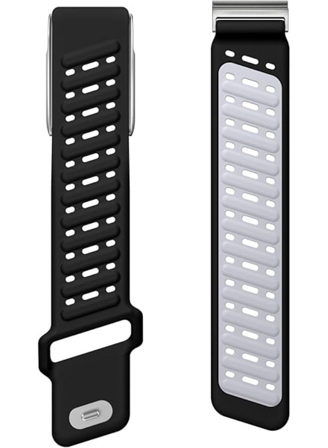 TEMPO Modified SportFlex Silicone Strap for WHOOP 5.0 Life /MG – ECG Compatible, Fitness Tracker Waterproof & Sweatproof Band with U Shaped Connector - Premium Fitness Accessory | NOT for Gen 4 - Image 3