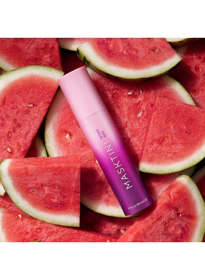 Masktini Woke Bae Whenever Moisture Spritz 1.7 Oz Anti Aging Hydrating Face Mist Watermelon And Algae Extracts Face Moisturizer For Dry Skin  - Image 5