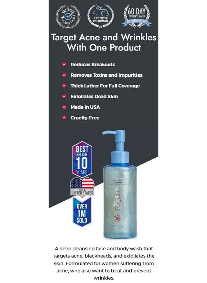 Lifecell Anti Aging Ph Balanced Antioxidant Facial Cleanser - Image 5