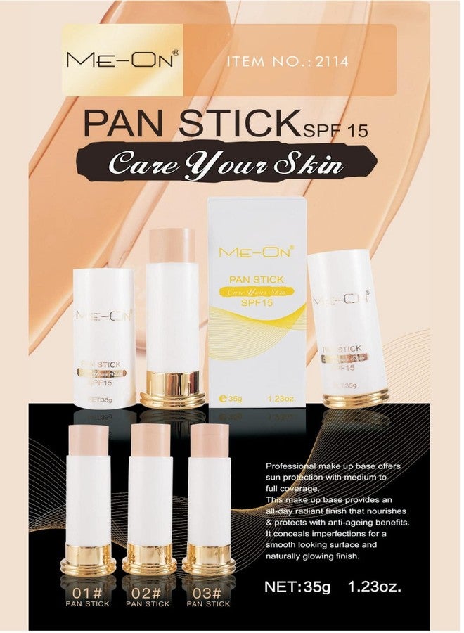 ME-ON Pan Stick Concealing Foundation (Shade 21 - Natural Beige) - Image 3