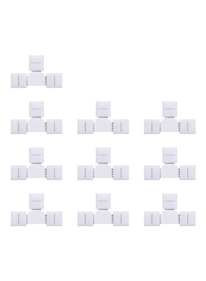 Loquat 10-Piece LED Strip Connector White - Image 1