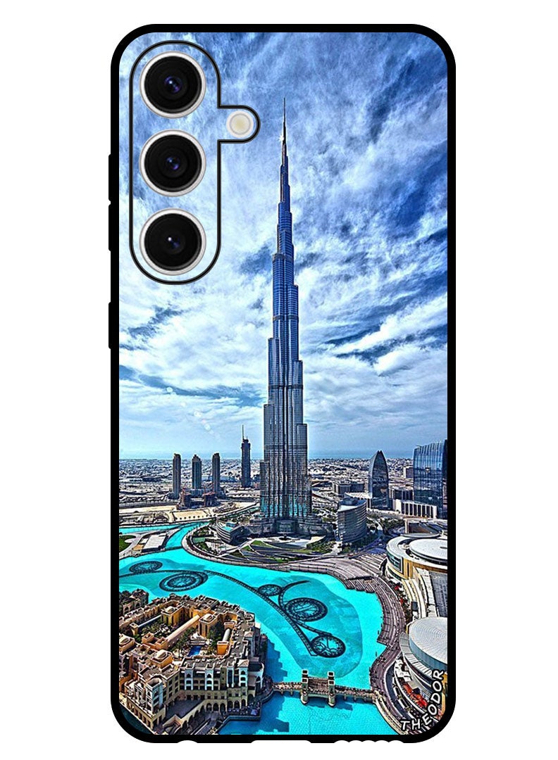 Theodor Protective Case Anti Scratch Shock Proof Bumper Cover For Samsung Galaxy S24 Burj Khalifa in Day - Image 1