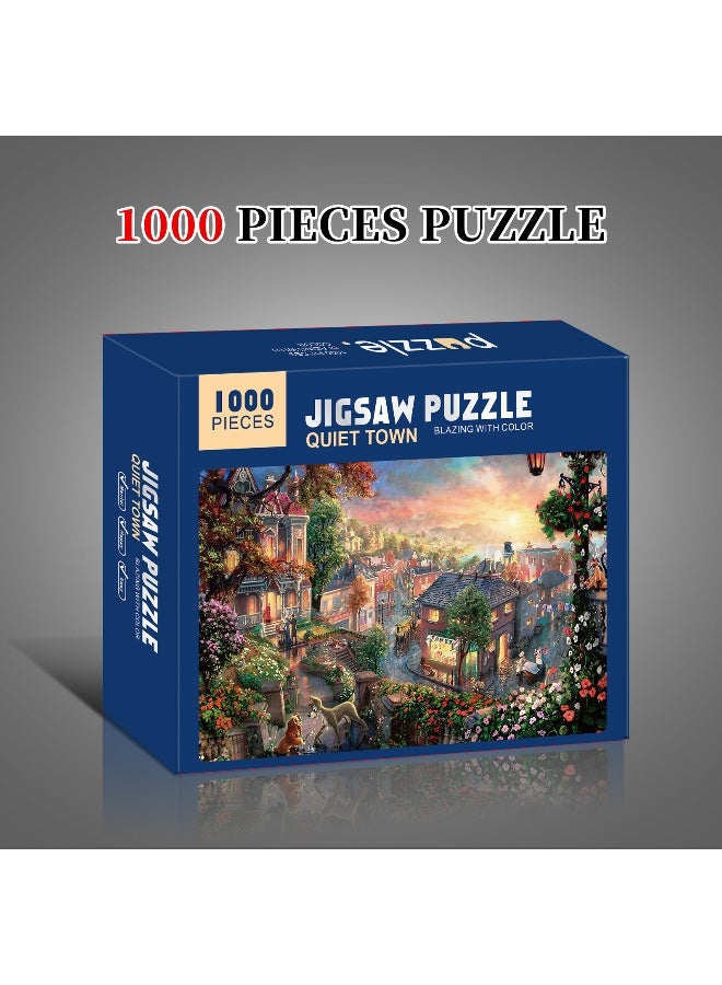 1000 Thick Paper Puzzle Pieces For Puzzle Solving And Decompression - Image 1