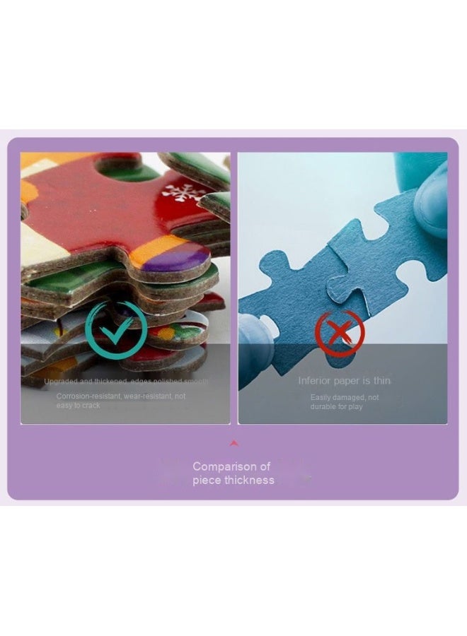 1000 Thick Paper Puzzle Pieces For Puzzle Solving And Decompression - Image 2