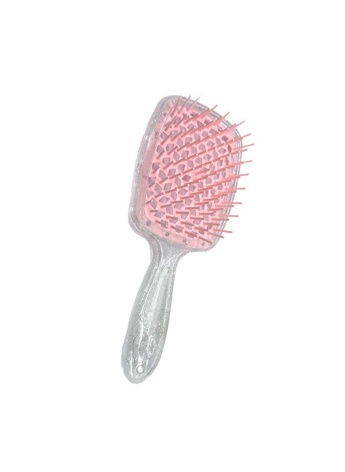 Goolsky 1pc Colorful Hollow Scalp Massage Comb Anti Knot Tangling Comb Styling Hairdressing Accessories For All Type Of Hair  - Image 3