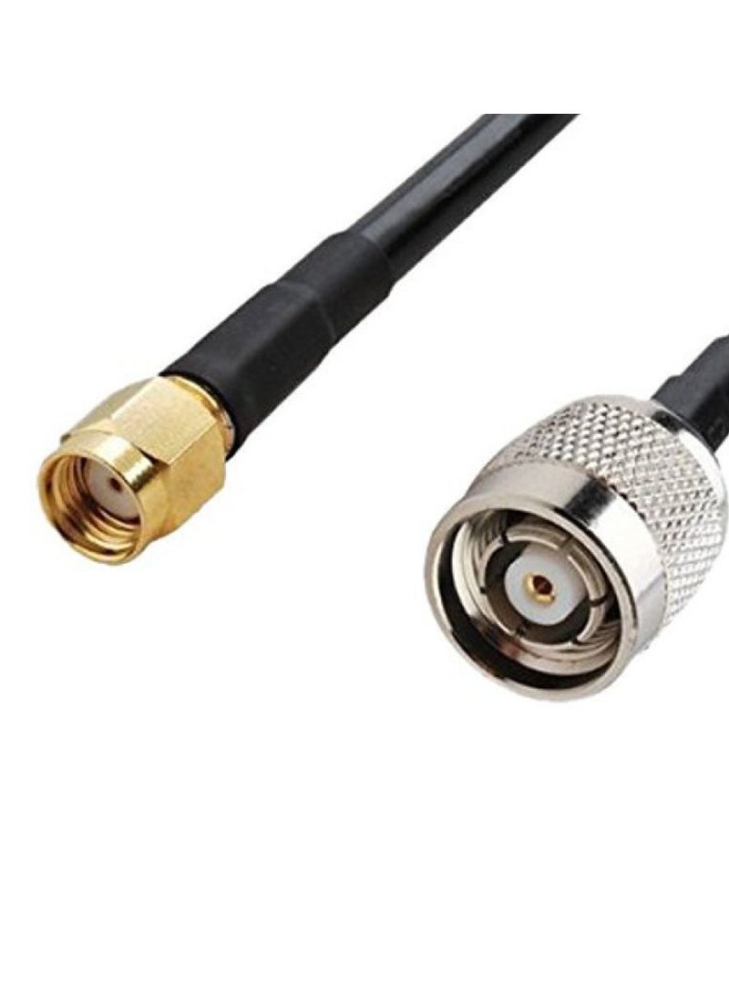 Ohm OHM RP-TNC Male to RP-SMA Male Antenna Cable RG58  - Image 1