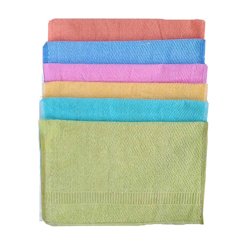 Pogo Plain Multicolor Soft Cotton Hand Towel Face Towel (multicolour 50 * 32 cm) 3 - Image 1