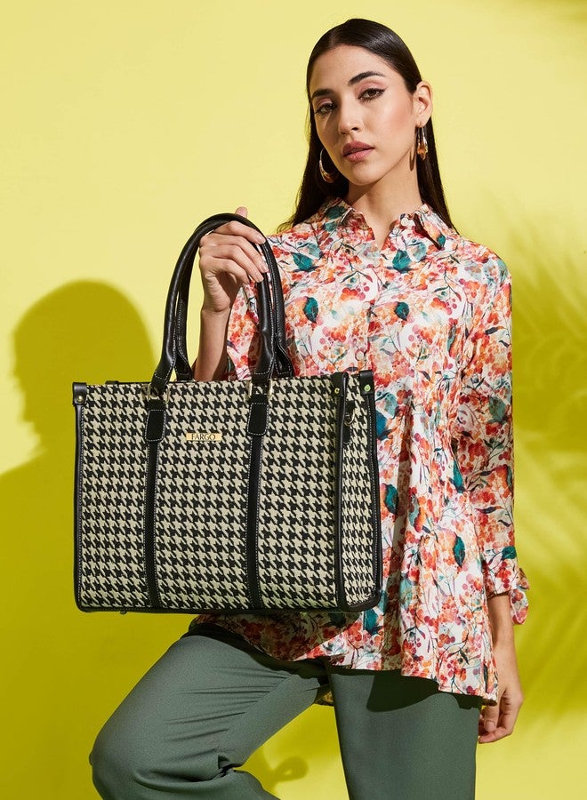 Fargo Stylish Handbag For Women Ladies Purse For Women & Girls | 16 Inch Laptop Handbag (Large, Houndstooth),multicolor - Image 2