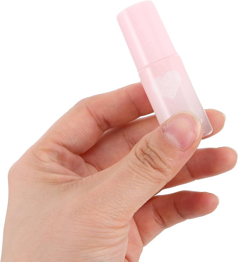 Healeved 5ml Heart-shaped Gradient Pink Refillable Perfume Bottles with Roller Balls Leakproof Essential Oil Roll-on Bottles for Travel and Home Massage - Image 3