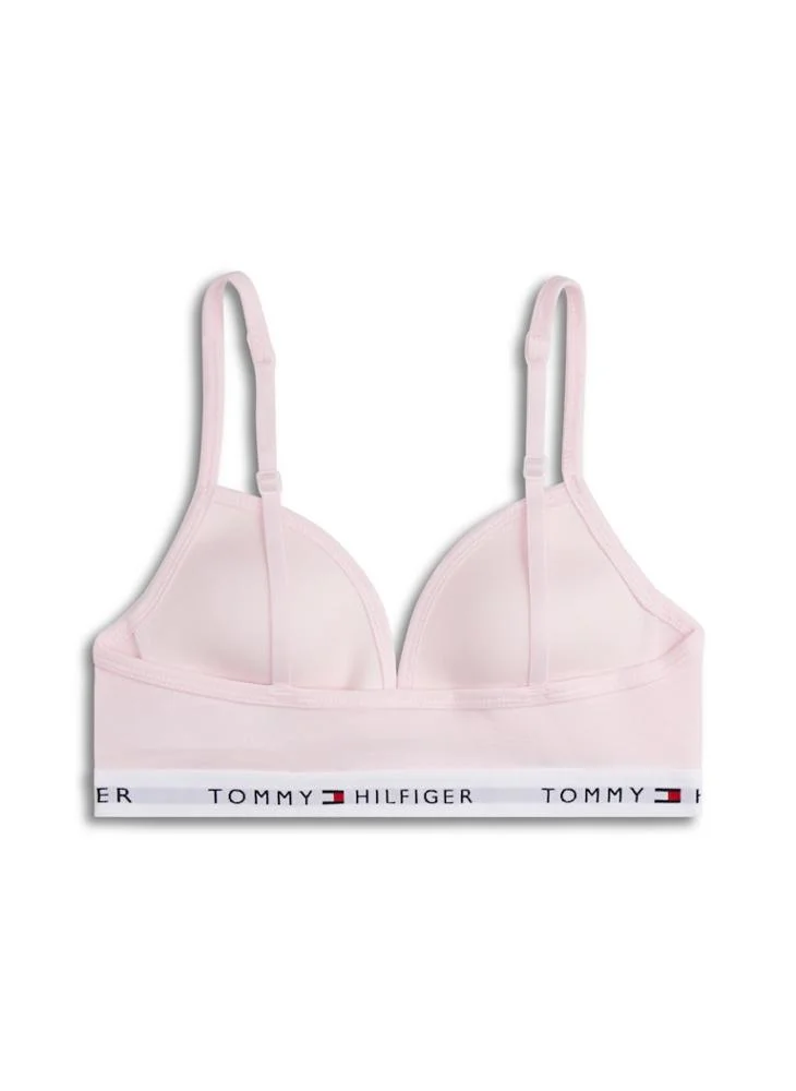 TOMMY HILFIGER Kids Signature Foam Moulded Triangle Bra
