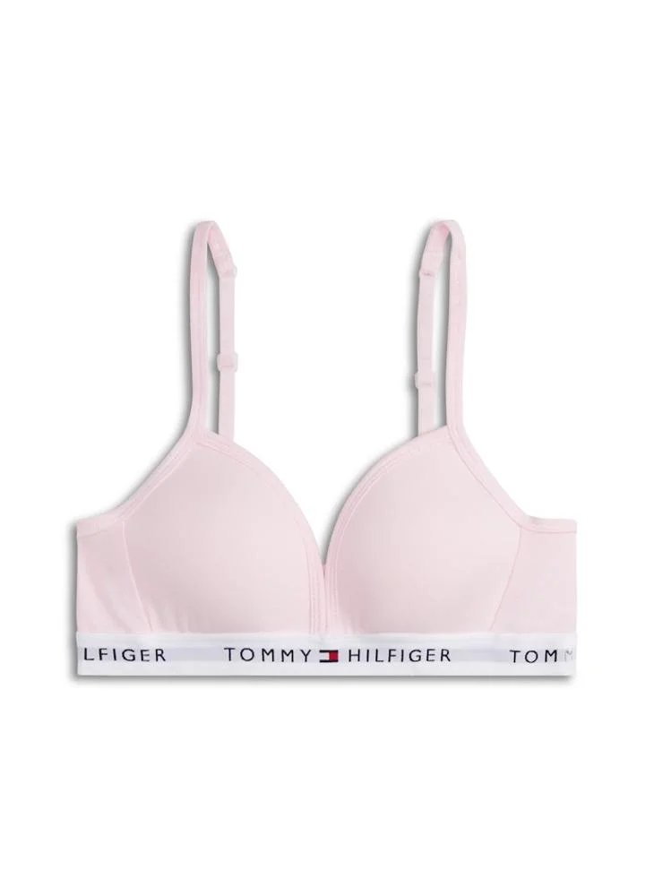 TOMMY HILFIGER Kids Signature Foam Moulded Triangle Bra