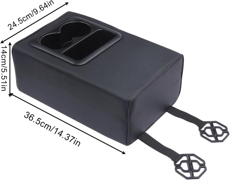 Car Rear Seat Armrest Box with Cup Holder - Universal Fit for SUV, Truck, and Sedan - Image 5