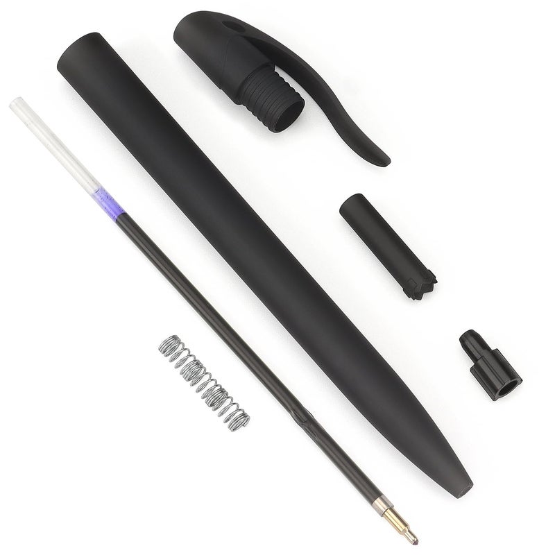 Bribobo 8 Pack Ballpoint Pens Retractable No Bleed Black Click Pens, Medium Point, Smooth Ink, 1.0 MM Black Ink - Image 5