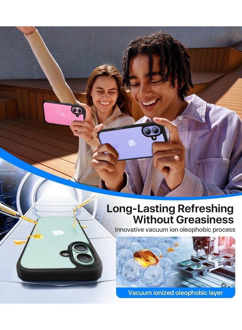 Clear TPU Case with Shockproof Silicone Frame – Perfect Protection & Sleek Style Compatible with Iphone 17 (Clear & Black) - Image 4