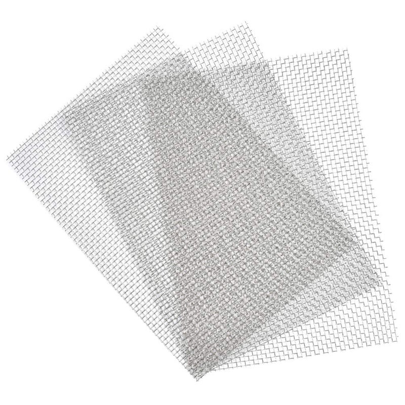 TIMESETL TIMESETL 304 stainless steel wire mesh, stainless steel mesh, 6 mesh, 3 wire mesh, 30 x 21 cm, mesh filter sieve, sheet filtration cloth, A4 (210 x 300 mm) - Image 1