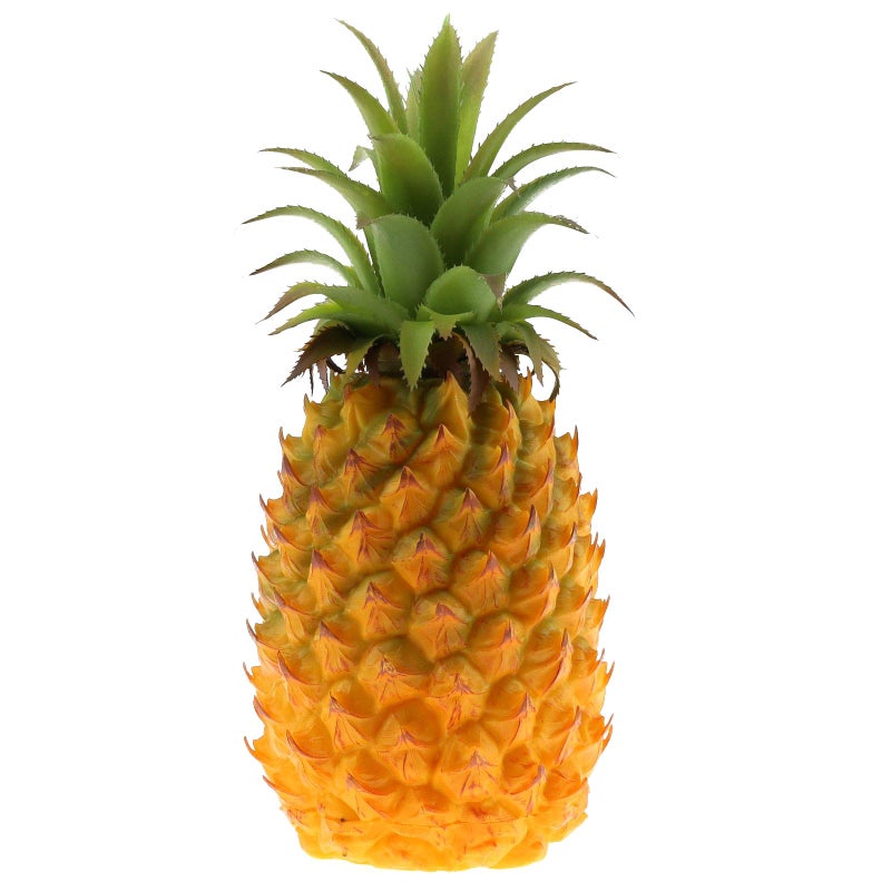 نموذج فواكه أناناس صناعي مزيف لمحاكاة واقعية للحياة لتزيين المنزل في الصيف، خزانة، طاولة، حفلات، مطبخ، دعامة تصوير واقعية 106 بوصة