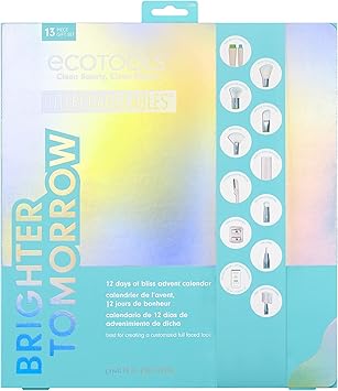 EcoTools Limited Edition 12 Days of Bliss Christmas Gifts Makeup Brushes and Beauty Sponges Premium Quality - Image 2