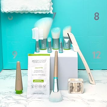 EcoTools Limited Edition 12 Days of Bliss Christmas Gifts Makeup Brushes and Beauty Sponges Premium Quality - Image 4