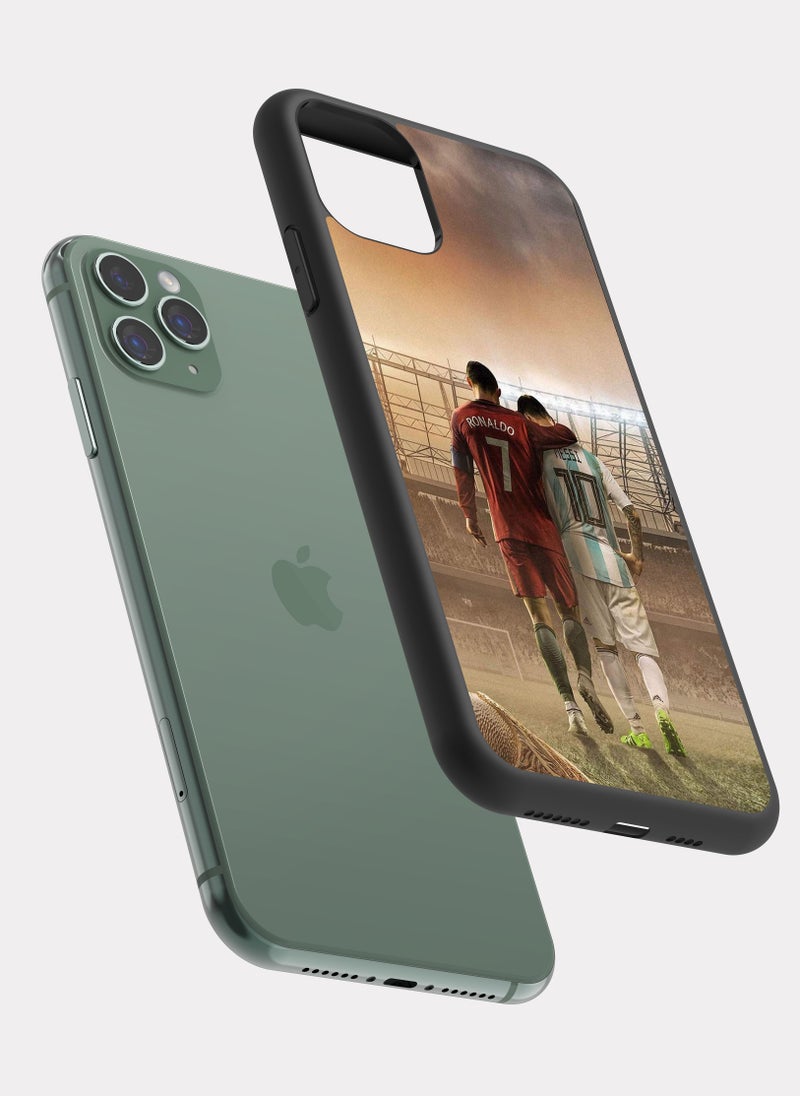 PXLAAT iPhone 11 Pro Max case cover Messi And Cristiano Ronaldo - Image 2
