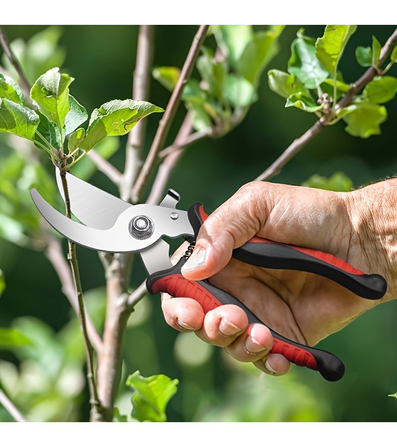 2pcs Pruning Shears Set Straight and Curved for Trimming Garden Branches Flowers Thick - Image 2