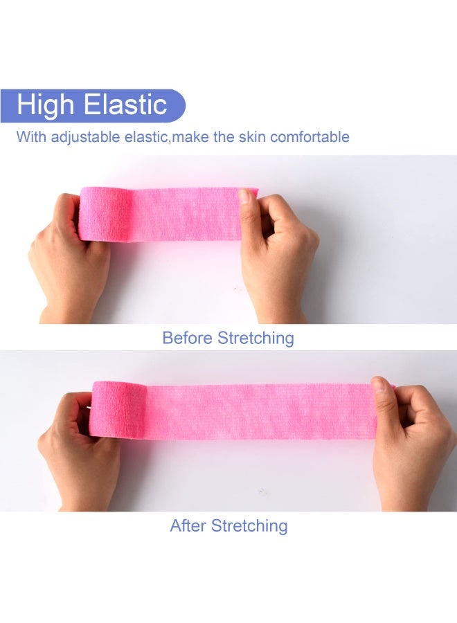 6 Pack Bandage（5cm*4.5m）, Elastic Sports, Sports Bandage, Veterinary Wrap, Suitable For Sports, Wrist, Ankle (Pink) - Image 3