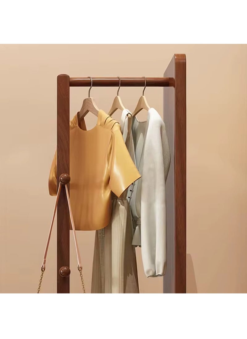 Rotating Solid Wood Dressing Mirror Cabinet with Storage Full Length Rotatable Mirror
