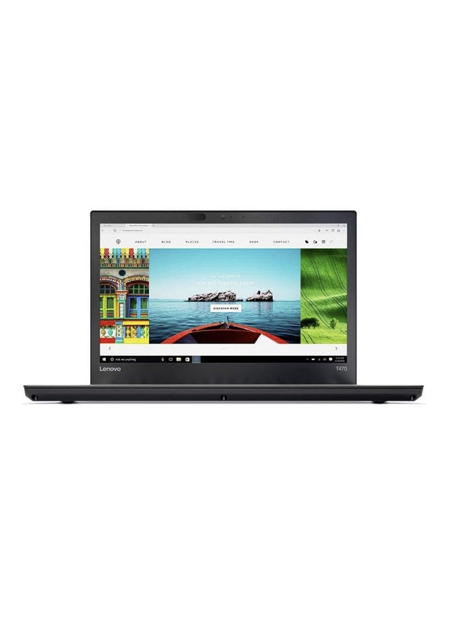 Lenovo Refurbished - ThinkPad T470 Laptop With 14-Inch Full HD Display,Intel Core i5 Processor/7th Gen/16GB RAM/256GB SSD/Intel UHD Graphics/Windows 10 Pro English Black - Image 2