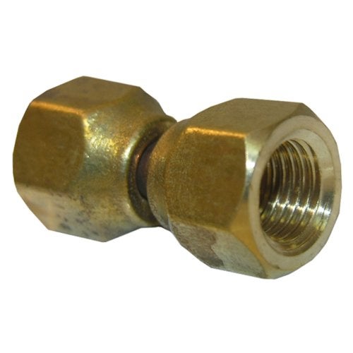 LASCO 17-5911 1/4-Inch Female Flare Swivel Brass Adapter - Image 1