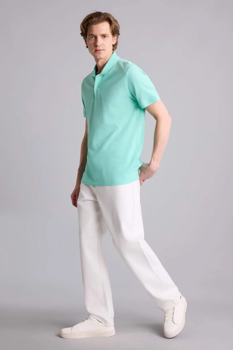 DeFacto Slim Fit Short Sleeve Polo T-Shirt