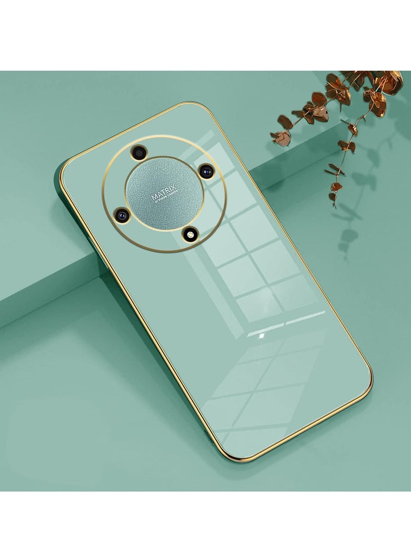 Honor X9A 5G Green Mobile Phone Case Cover, Luxury Plating Soft Back Cover, Raised Full Camera Protection - Image 2