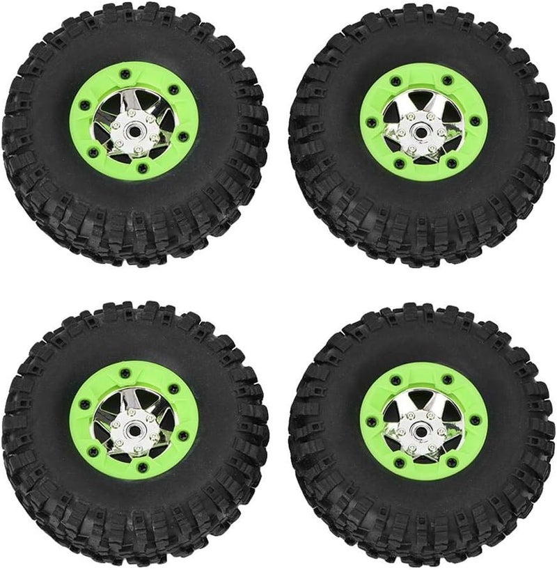 comfrt RC Car Tire, 1/12 RC Car Tires Wheel Model Spare Parts for Wltoys 12428 12423(4Pcs) - Image 1