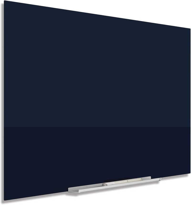 Quartet لوحة بيضاء زجاجية مغناطيسية من كوارتيه 50W x 28H سطح جاف قابل للمسح بدون إطار InvisaMount G5028IMB - Image 1
