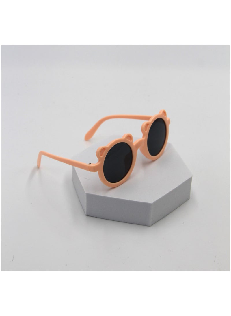 D'Daniela Leila Rainbow Glasses and Bow Barrette Ponytail Set For Babies and Girls - Light Yellow - Image 5