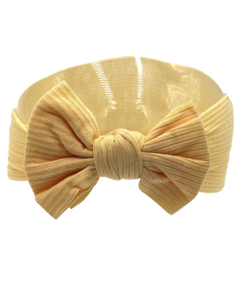 D'Daniela Leila Rainbow Glasses and Bow Barrette Ponytail Set For Babies and Girls - Light Yellow - Image 3