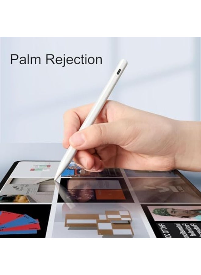 Stylus Pen for ipad 2018-2025, USB-C Fast Charging Pencil, LED Power Display with Palm Rejection, Tilt Sensitivity, for iPad 11/10/9/8/7/6/A16, Pro 11"/12.9"/M4, Air 3/4/5/6/7/M2/M3, Mini 5/6/7 - Image 2