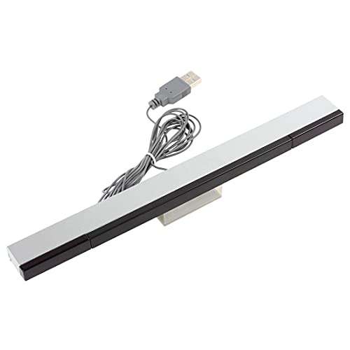 OriGlam شريط استشعار Wii سلكي USB، بديل لشريط استشعار الأشعة تحت الحمراء IR، بديل لشريط استشعار الأشعة تحت الحمراء سلكي USB لوحدة تحكم Nintendo Wii و Wii U - Image 1