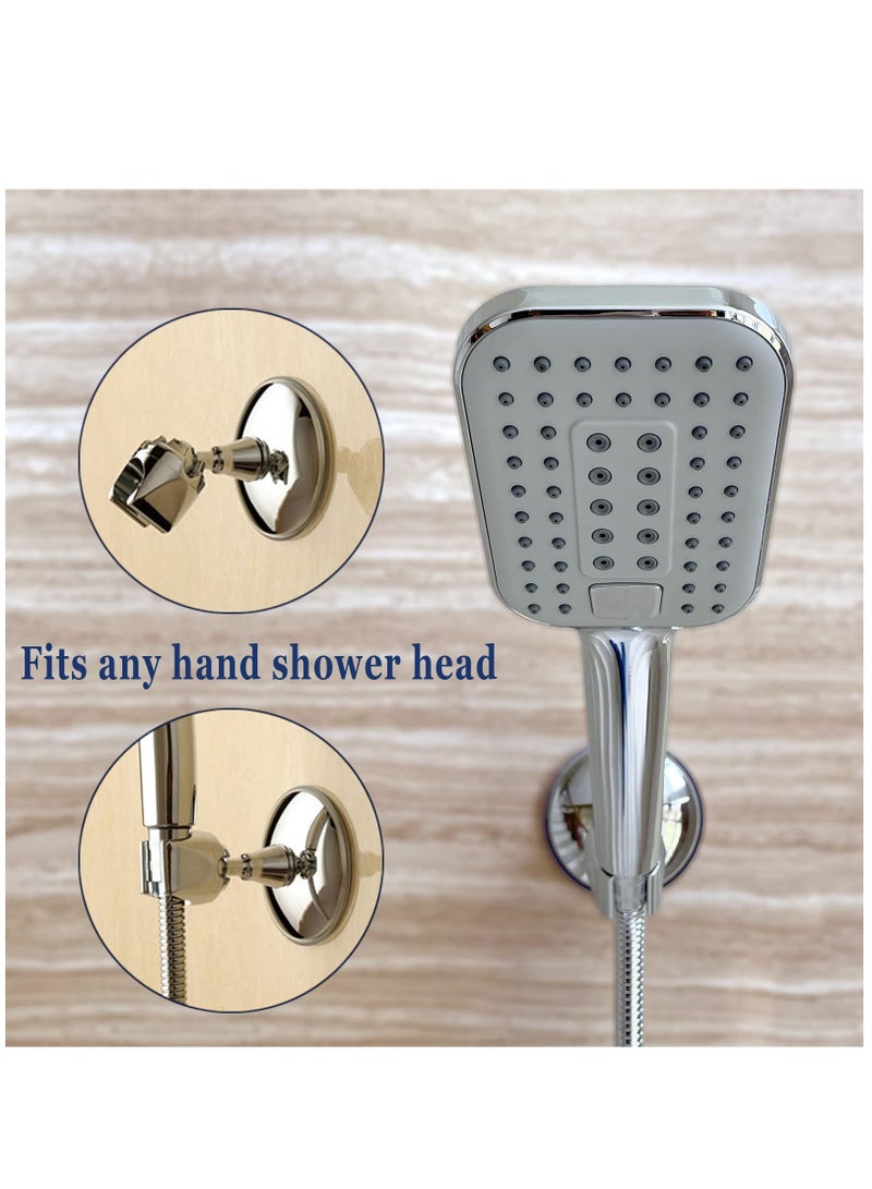 Zikra Shower Head Holders,360°Rotation Adjustable Shower Bracket,Adjustable Removable Shower Head Mount, Vacuum Suction Cup - Image 1