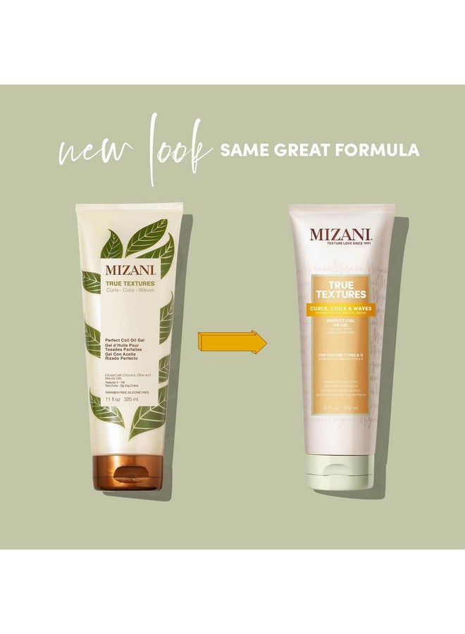Mizani True Textures Perfect Coil Oil Gel ; Defines Curls With Long Lasting Hold ; Keeps Hair Hydrated ; With Coconut And Marula Oils ; Paraben & Siliconefree ; For Curly Hair ; 11 Fl Oz - Image 3